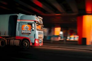 Truck arrival